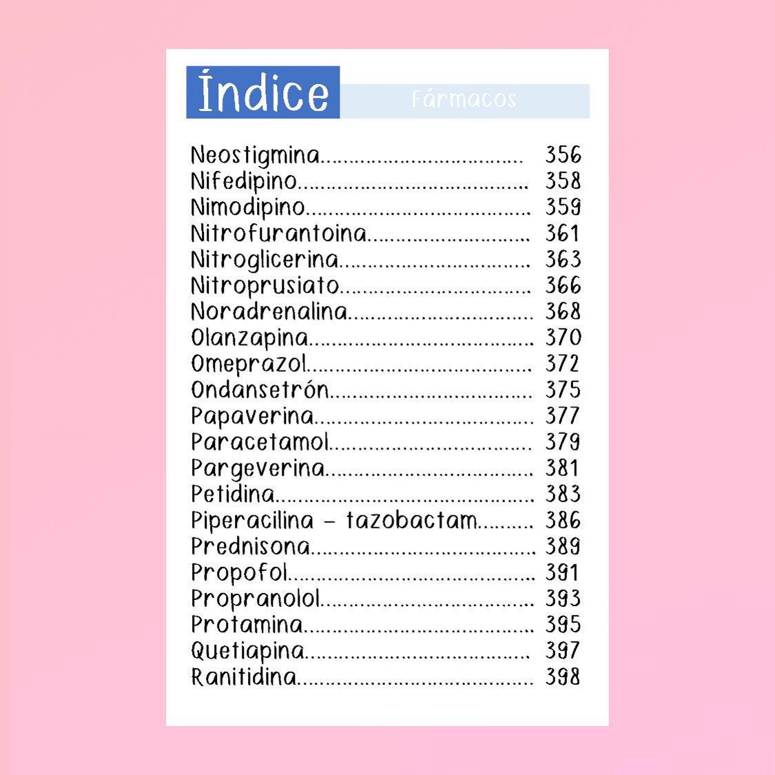Libreta de Farmacología