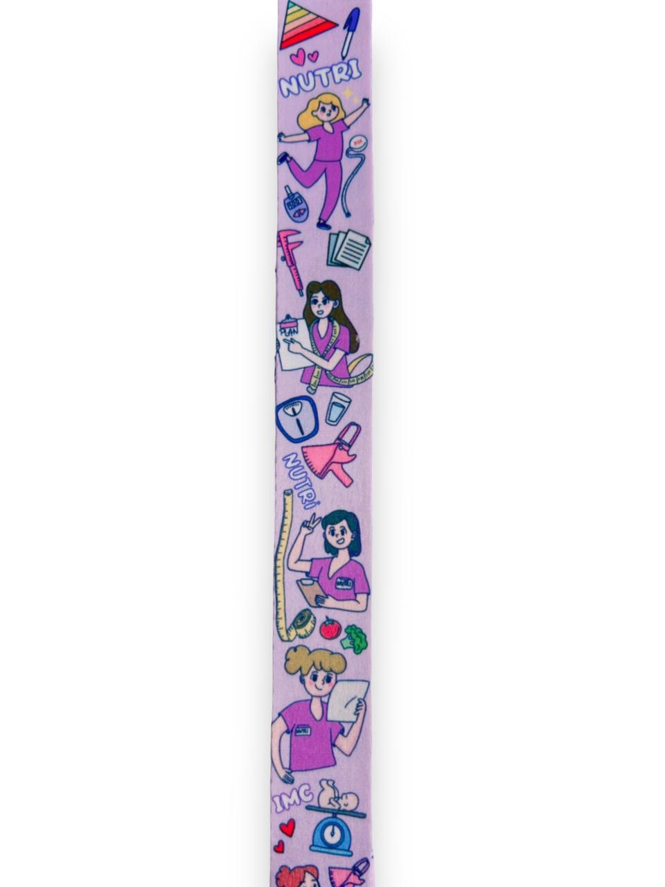 Lanyard Clip Nutricionista